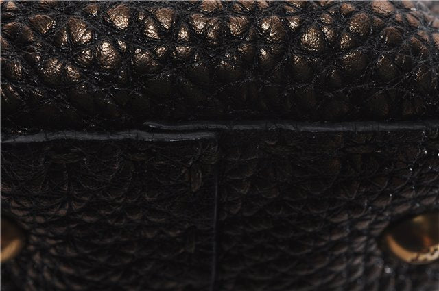 Authentic FENDI Selleria Vintage Shoulder Tote Bag Leather Brown 0721F
