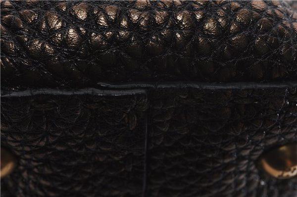 Authentic FENDI Selleria Vintage Shoulder Tote Bag Leather Brown 0721F