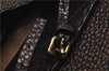 Authentic FENDI Selleria Vintage Shoulder Tote Bag Leather Brown 0721F
