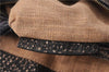 Authentic FENDI Selleria Vintage Shoulder Tote Bag Leather Brown 0721F