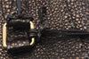 Authentic FENDI Selleria Vintage Shoulder Tote Bag Leather Brown 0721F