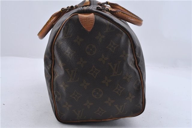 Authentic Louis Vuitton Monogram Speedy 30 Hand Bag Purse M41526 LV 0723D