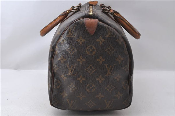 Authentic Louis Vuitton Monogram Speedy 30 Hand Bag M41526 LV 0724D