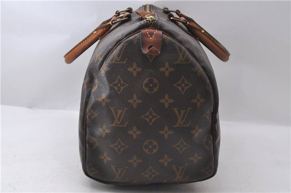 Authentic Louis Vuitton Monogram Speedy 30 Hand Bag M41526 LV 0724D