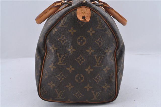 Authentic Louis Vuitton Monogram Speedy 30 Hand Bag Purse M41526 LV 0725D