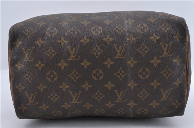 Authentic Louis Vuitton Monogram Speedy 30 Hand Bag Purse M41526 LV 0725D