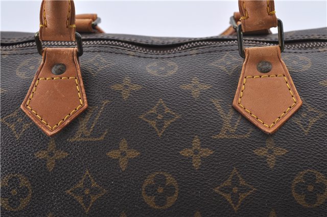 Authentic Louis Vuitton Monogram Speedy 30 Hand Bag Purse M41526 LV 0725D