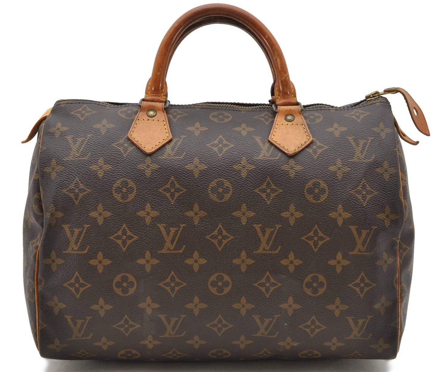 Authentic Louis Vuitton Monogram Speedy 30 Hand Bag M41526 LV 0726D