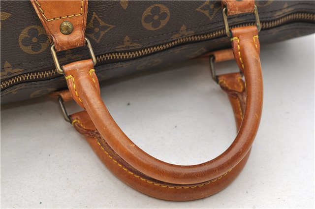 Authentic Louis Vuitton Monogram Speedy 30 Hand Bag M41526 LV 0726D