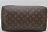 Authentic Louis Vuitton Monogram Speedy 30 Hand Bag M41526 LV 0726D