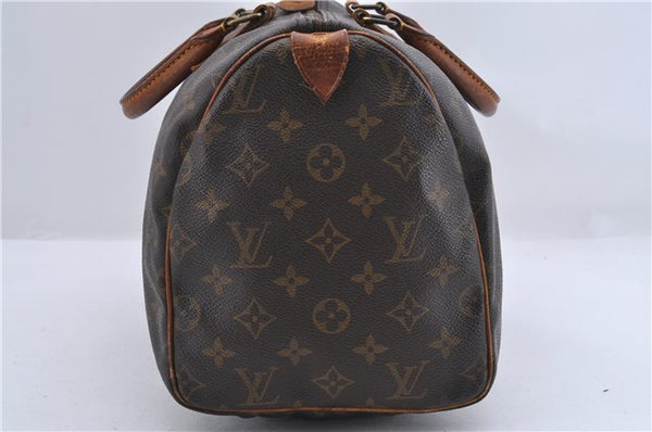 Authentic Louis Vuitton Monogram Speedy 30 Hand Bag M41526 LV 0730D