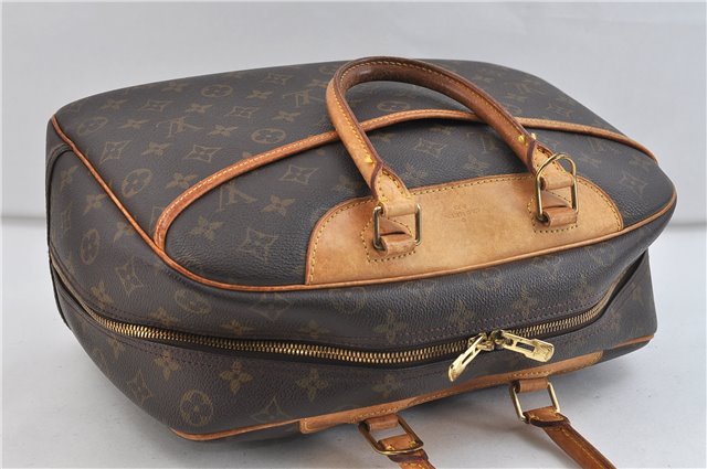 Authentic Louis Vuitton Monogram Deauville Hand Bag M47270 LV 0732D