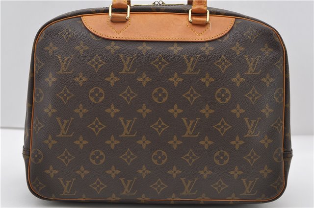 Authentic Louis Vuitton Monogram Deauville Hand Bag M47270 LV 0734D