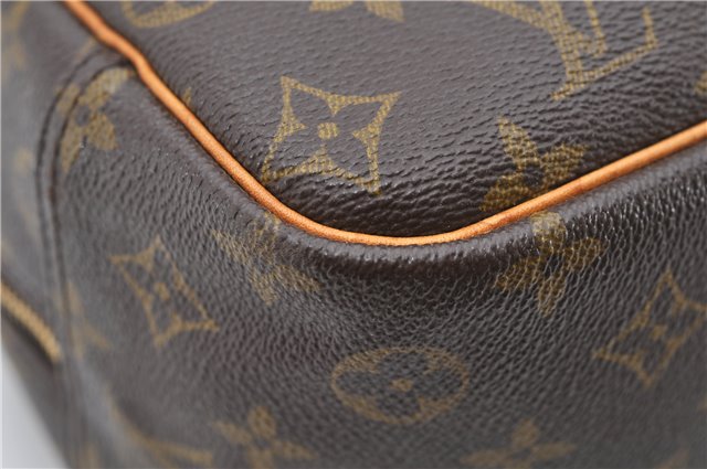 Authentic Louis Vuitton Monogram Deauville Hand Bag M47270 LV 0734D