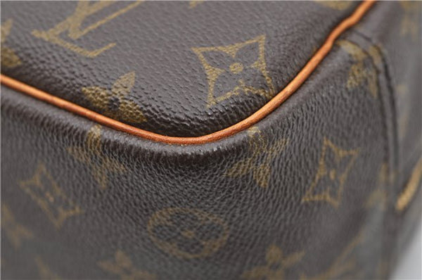 Authentic Louis Vuitton Monogram Deauville Hand Bag M47270 LV 0734D