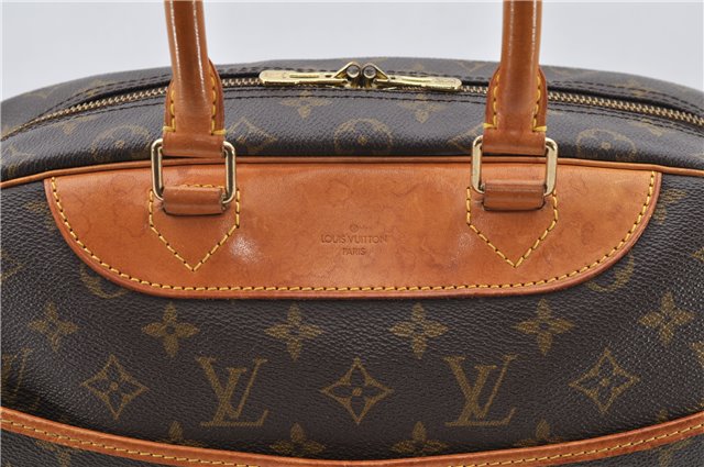 Authentic Louis Vuitton Monogram Deauville Hand Bag M47270 LV 0734D