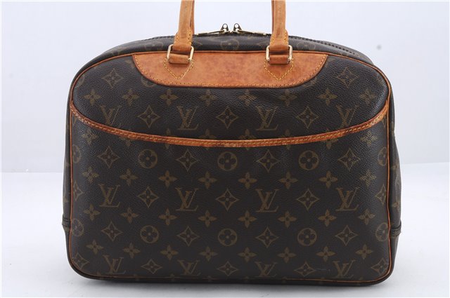 Authentic Louis Vuitton Monogram Deauville Hand Bag M47270 LV 0736D