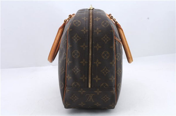 Authentic Louis Vuitton Monogram Deauville Hand Bag M47270 LV 0736D