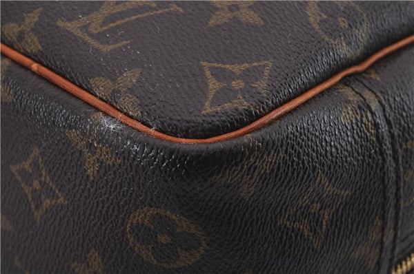 Authentic Louis Vuitton Monogram Deauville Hand Bag M47270 LV 0736D