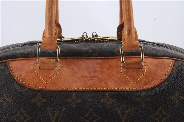 Authentic Louis Vuitton Monogram Deauville Hand Bag M47270 LV 0736D