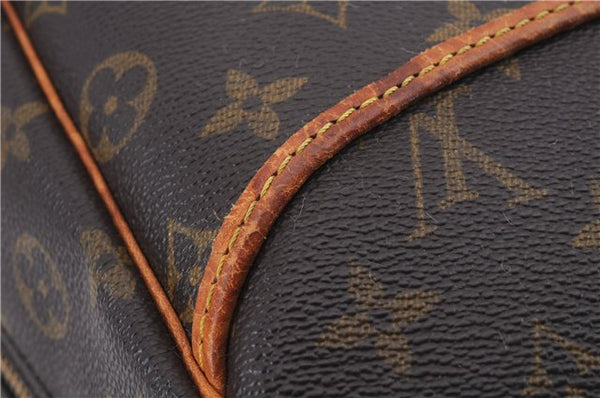 Authentic Louis Vuitton Monogram Deauville Hand Bag M47270 LV 0736D