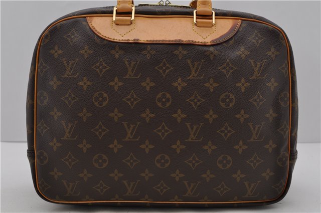 Authentic Louis Vuitton Monogram Deauville Hand Bag M47270 LV 0737D