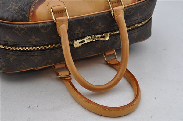 Authentic Louis Vuitton Monogram Deauville Hand Bag M47270 LV 0737D