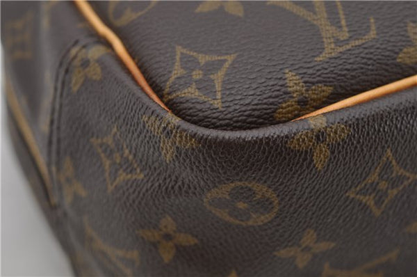 Authentic Louis Vuitton Monogram Deauville Hand Bag M47270 LV 0737D