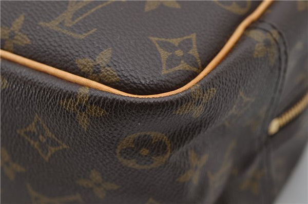 Authentic Louis Vuitton Monogram Deauville Hand Bag M47270 LV 0737D