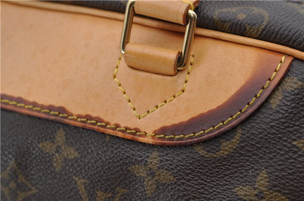 Authentic Louis Vuitton Monogram Deauville Hand Bag M47270 LV 0737D