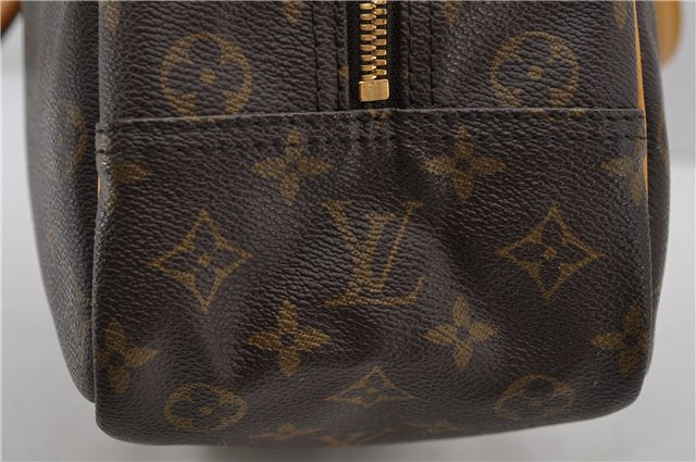 Authentic Louis Vuitton Monogram Deauville Hand Bag M47270 LV 0737D