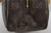 Authentic Louis Vuitton Monogram Deauville Hand Bag M47270 LV 0737D