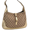 Authentic GUCCI Jackie Shoulder Hand Bag GG Canvas Leather 0013306 Brown 0737F