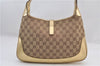 Authentic GUCCI Jackie Shoulder Hand Bag GG Canvas Leather 0013306 Brown 0737F