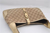 Authentic GUCCI Jackie Shoulder Hand Bag GG Canvas Leather 0013306 Brown 0737F