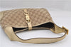 Authentic GUCCI Jackie Shoulder Hand Bag GG Canvas Leather 0013306 Brown 0737F