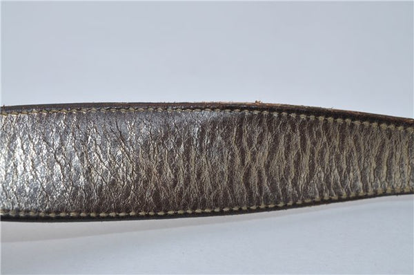 Authentic GUCCI Jackie Shoulder Hand Bag GG Canvas Leather 0013306 Brown 0737F