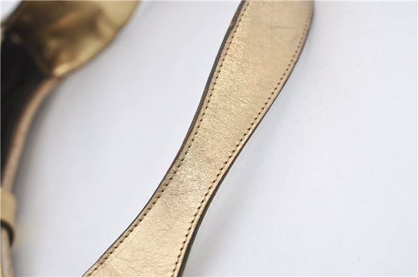 Authentic GUCCI Jackie Shoulder Hand Bag GG Canvas Leather 0013306 Brown 0737F