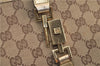 Authentic GUCCI Jackie Shoulder Hand Bag GG Canvas Leather 0013306 Brown 0737F
