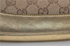 Authentic GUCCI Jackie Shoulder Hand Bag GG Canvas Leather 0013306 Brown 0737F