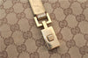 Authentic GUCCI Jackie Shoulder Hand Bag GG Canvas Leather 0013306 Brown 0737F