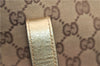Authentic GUCCI Jackie Shoulder Hand Bag GG Canvas Leather 0013306 Brown 0737F