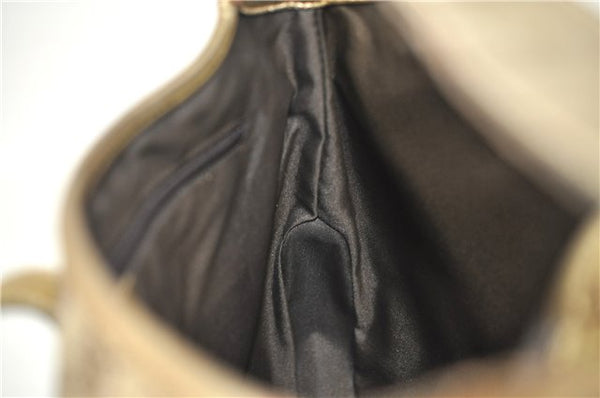 Authentic GUCCI Jackie Shoulder Hand Bag GG Canvas Leather 0013306 Brown 0737F