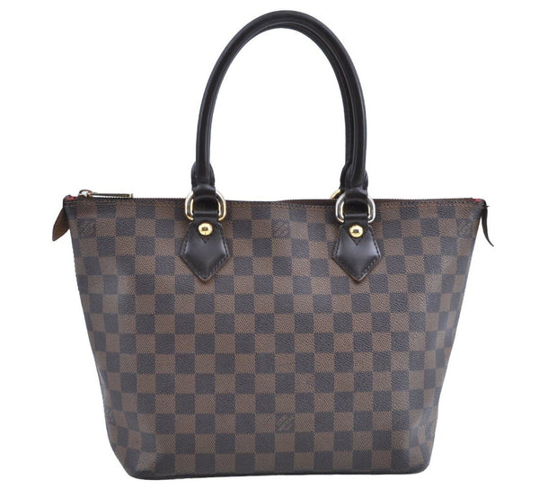 Authentic Louis Vuitton Damier Saleya PM Shoulder Tote Bag N51183 LV 0740H