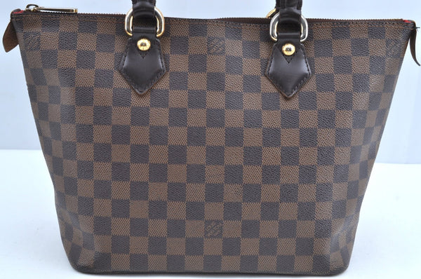 Authentic Louis Vuitton Damier Saleya PM Shoulder Tote Bag N51183 LV 0740H