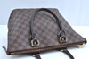 Authentic Louis Vuitton Damier Saleya PM Shoulder Tote Bag N51183 LV 0740H