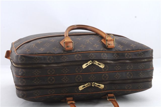Auth Louis Vuitton Monogram Porte Cocuments Voyage 2 Compartment M53362 LV 0743D