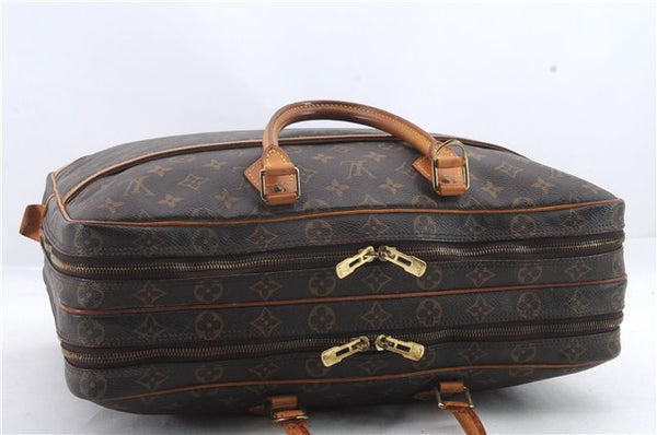 Auth Louis Vuitton Monogram Porte Cocuments Voyage 2 Compartment M53362 LV 0743D