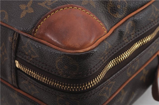 Auth Louis Vuitton Monogram Porte Cocuments Voyage 2 Compartment M53362 LV 0743D