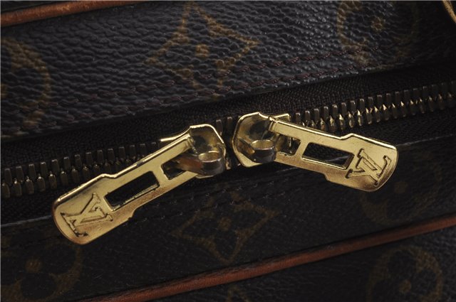 Auth Louis Vuitton Monogram Porte Cocuments Voyage 2 Compartment M53362 LV 0743D